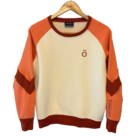 doTerra Grapefruit Retro Citrus Color Crewneck Sweatshirt, Womens size Small - Picture 2 of 9